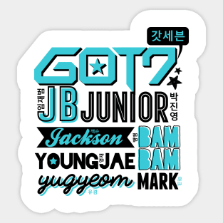 GOT7 Collage Sticker